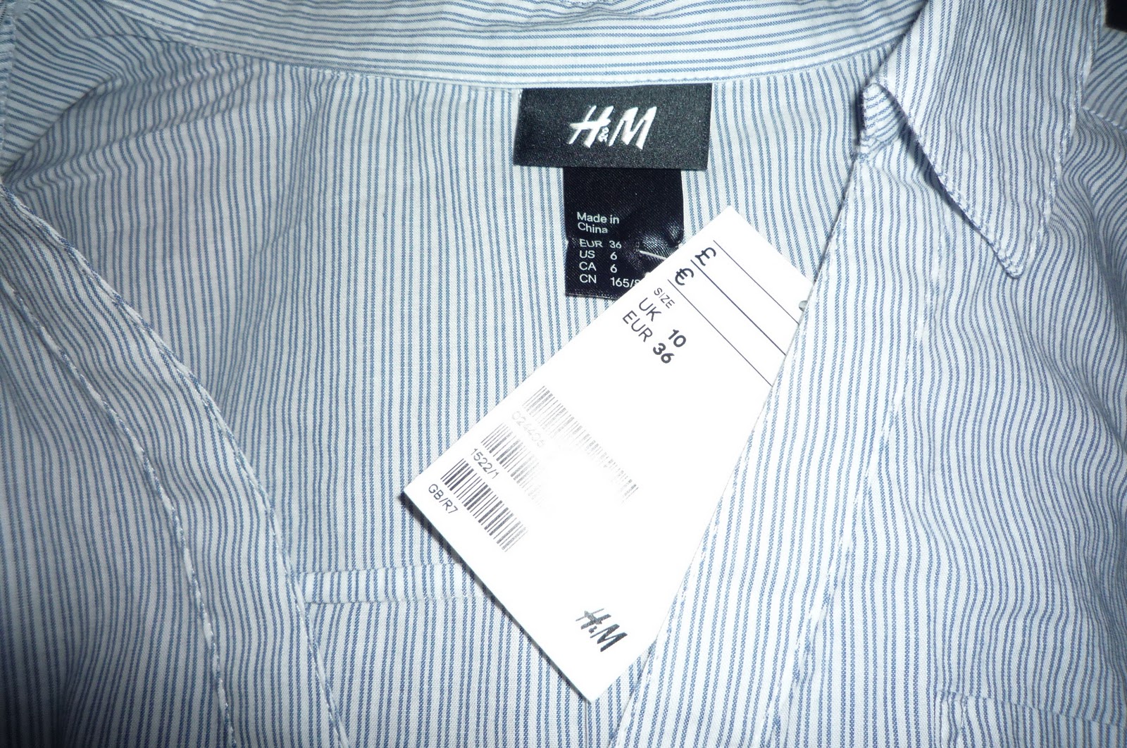 h and m dress shirt