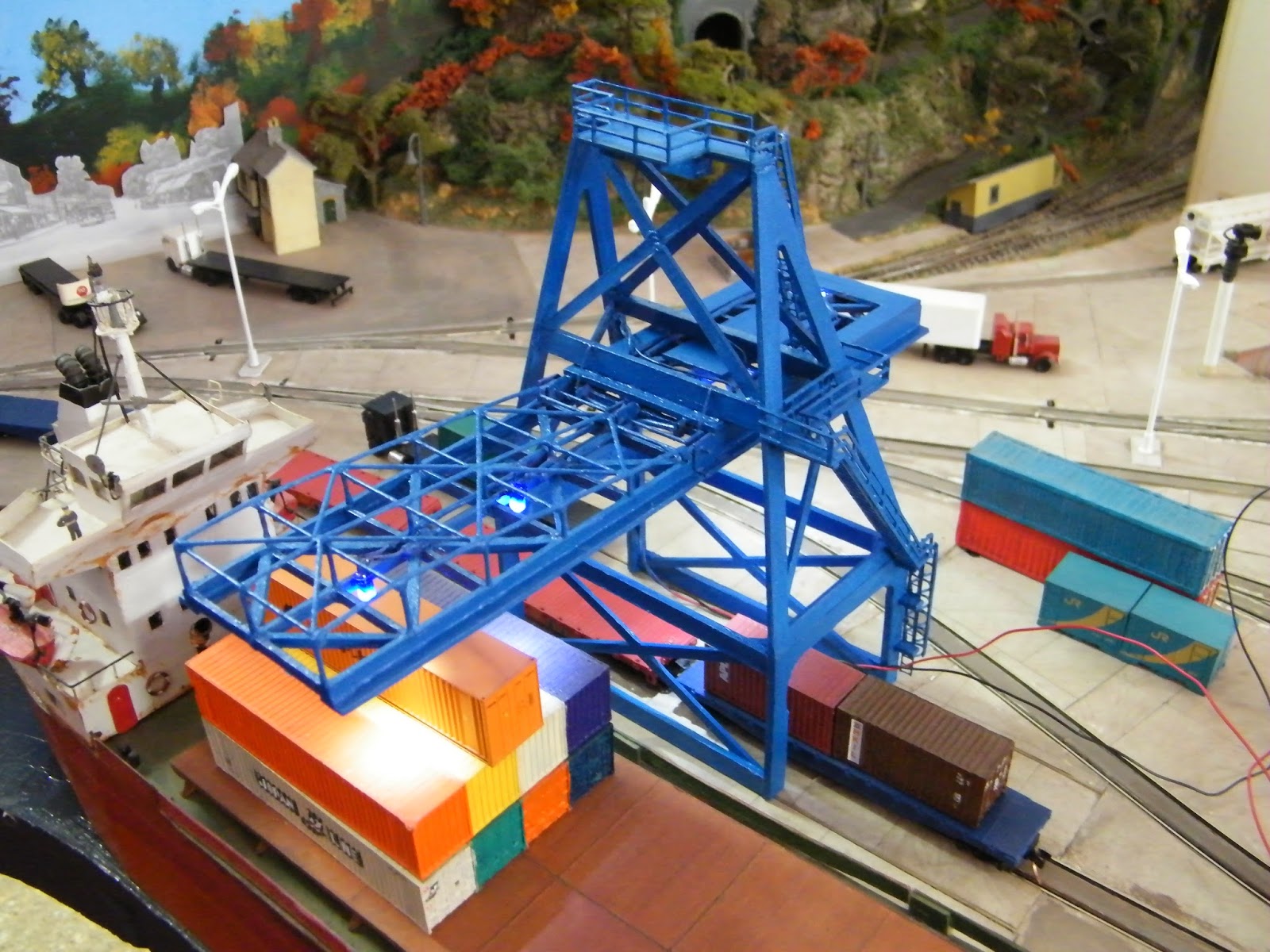 Wrightsville Port NScale Waterfront Layout Container Crane Building