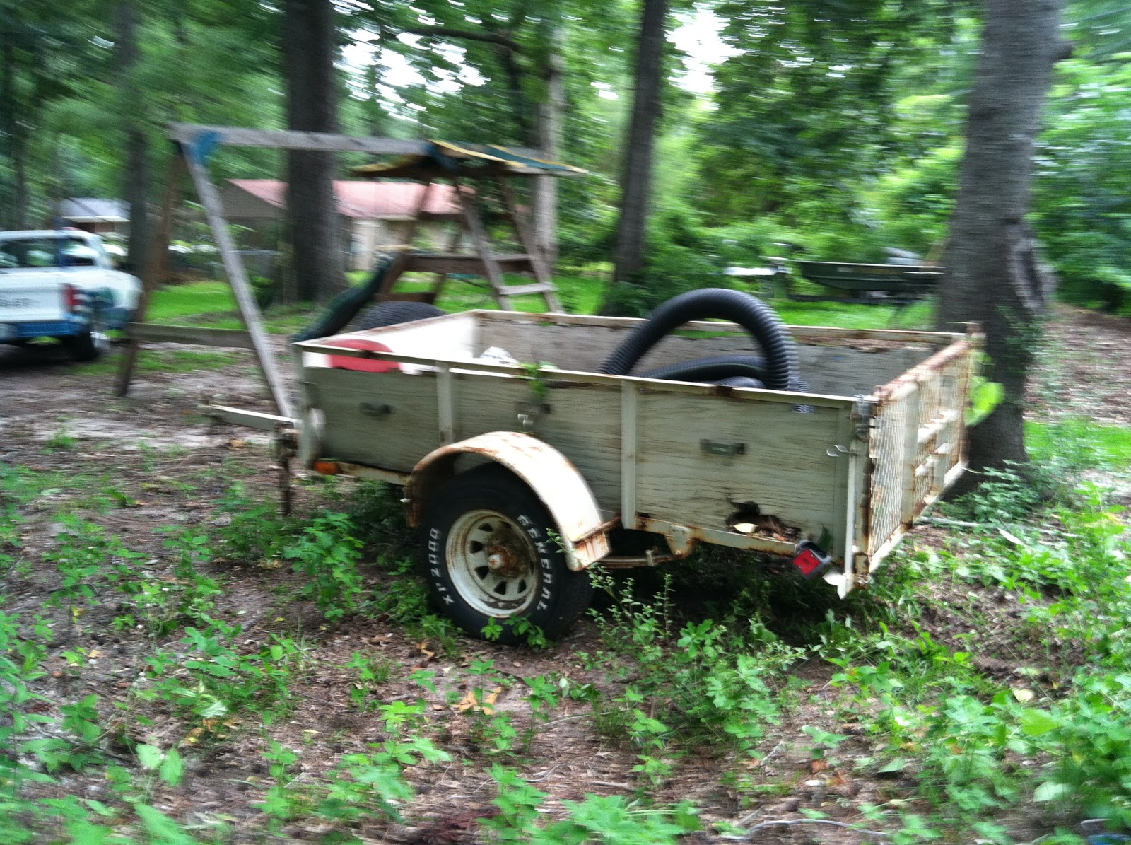 Jethro's Garage Free Small utility trailer near FINISHED!