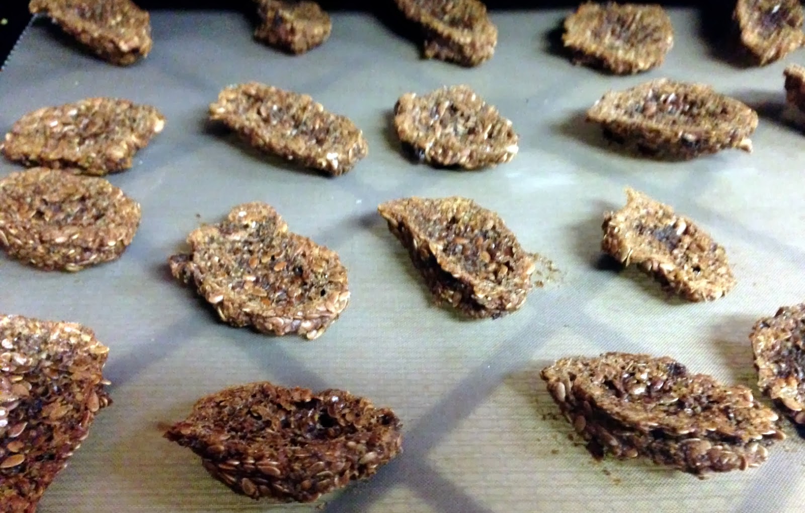 My Blissful Journey Apple Cinnamon Raisin Flax Cookies