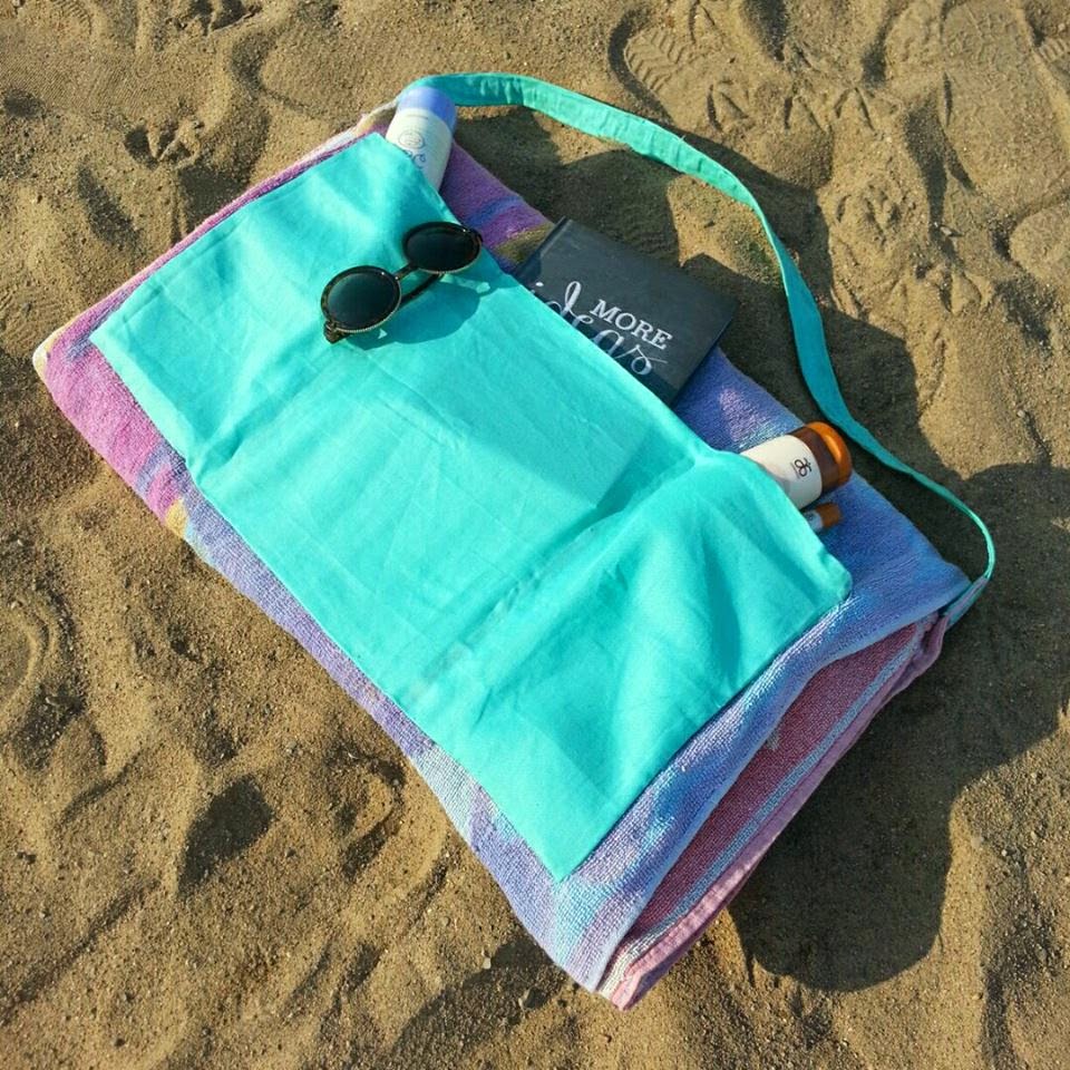 Upcy DIY Beach Blanket Bag
