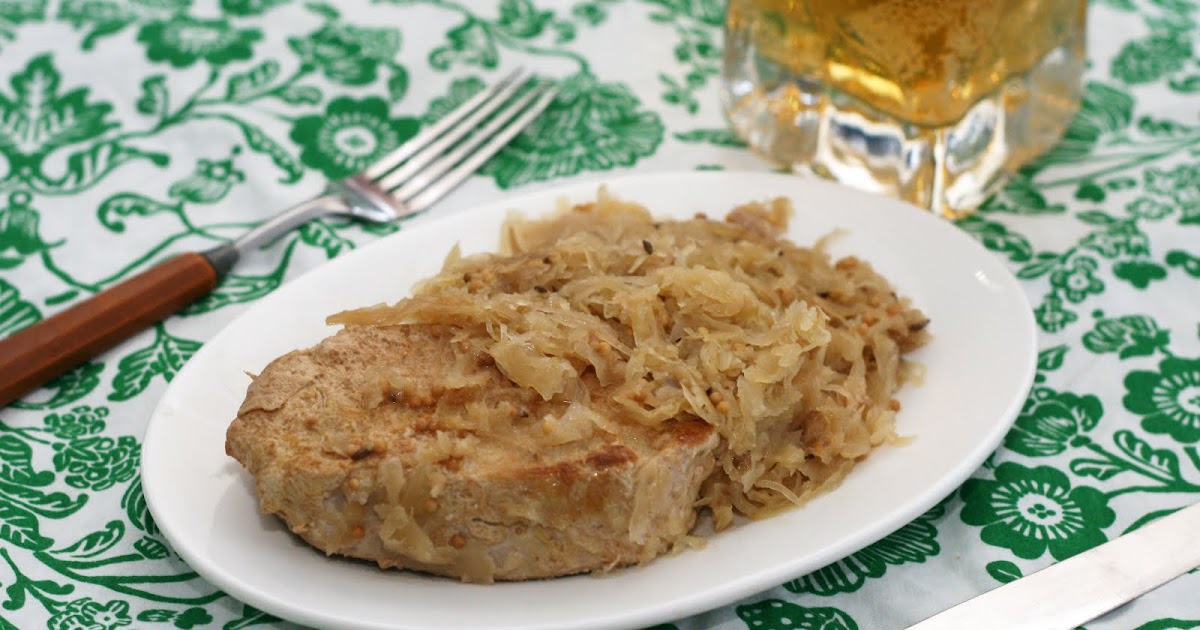 crock pot pork chops sauerkraut and potatoes