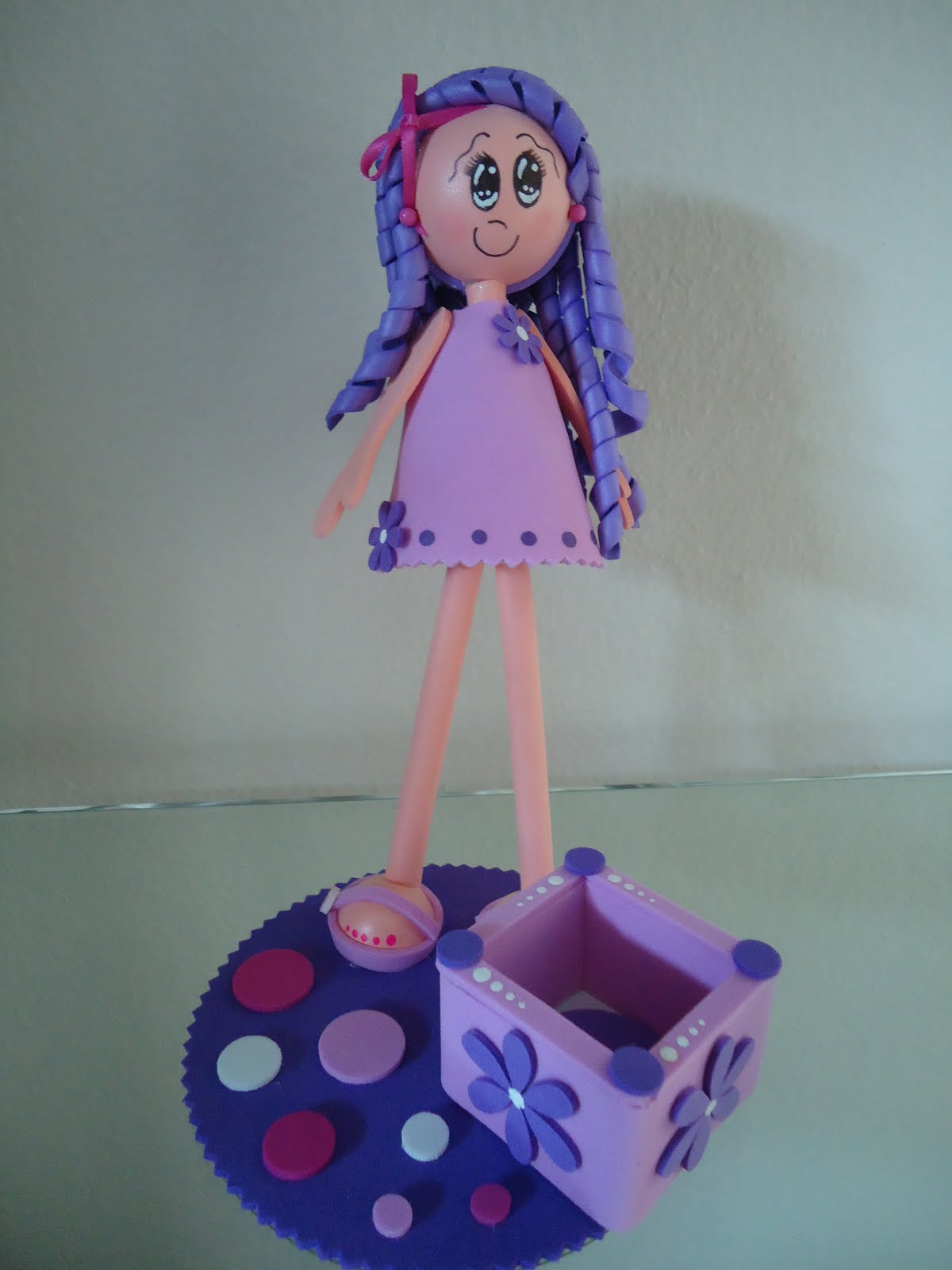 Muñecas hechas con foami - Imagui