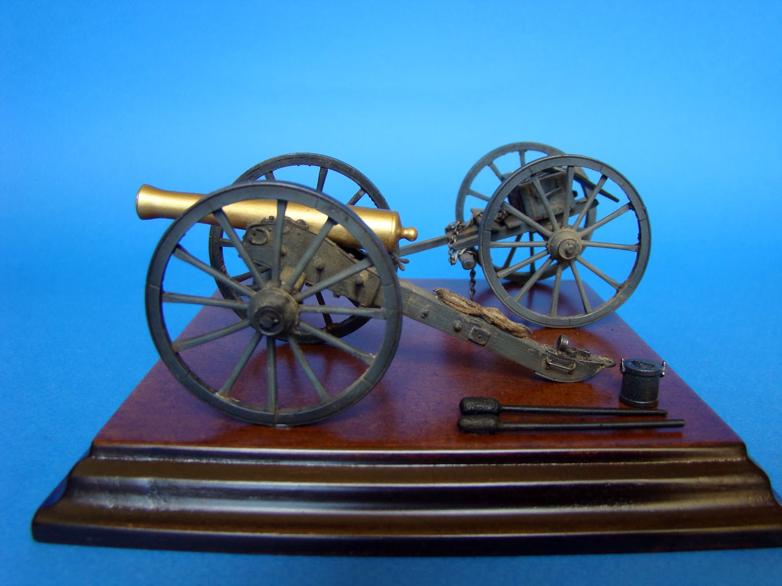 MY mini WORLD 107. 12 POUNDER CANNON U.S. CIVIL WAR (KIT VERLINDEN