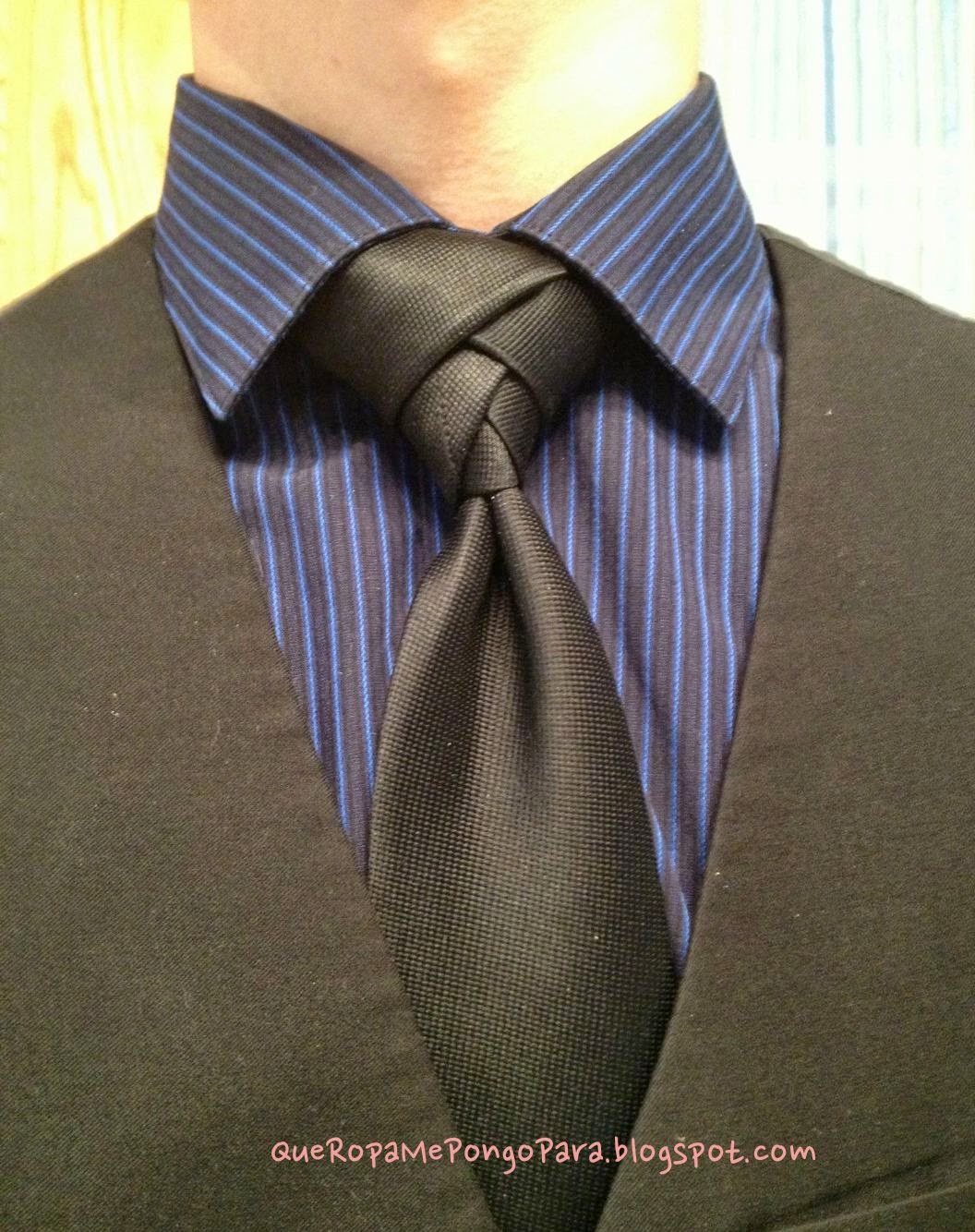 COMO HACER UN NUDO DE CORBATA ELDREDGE - Eldredge tie knot