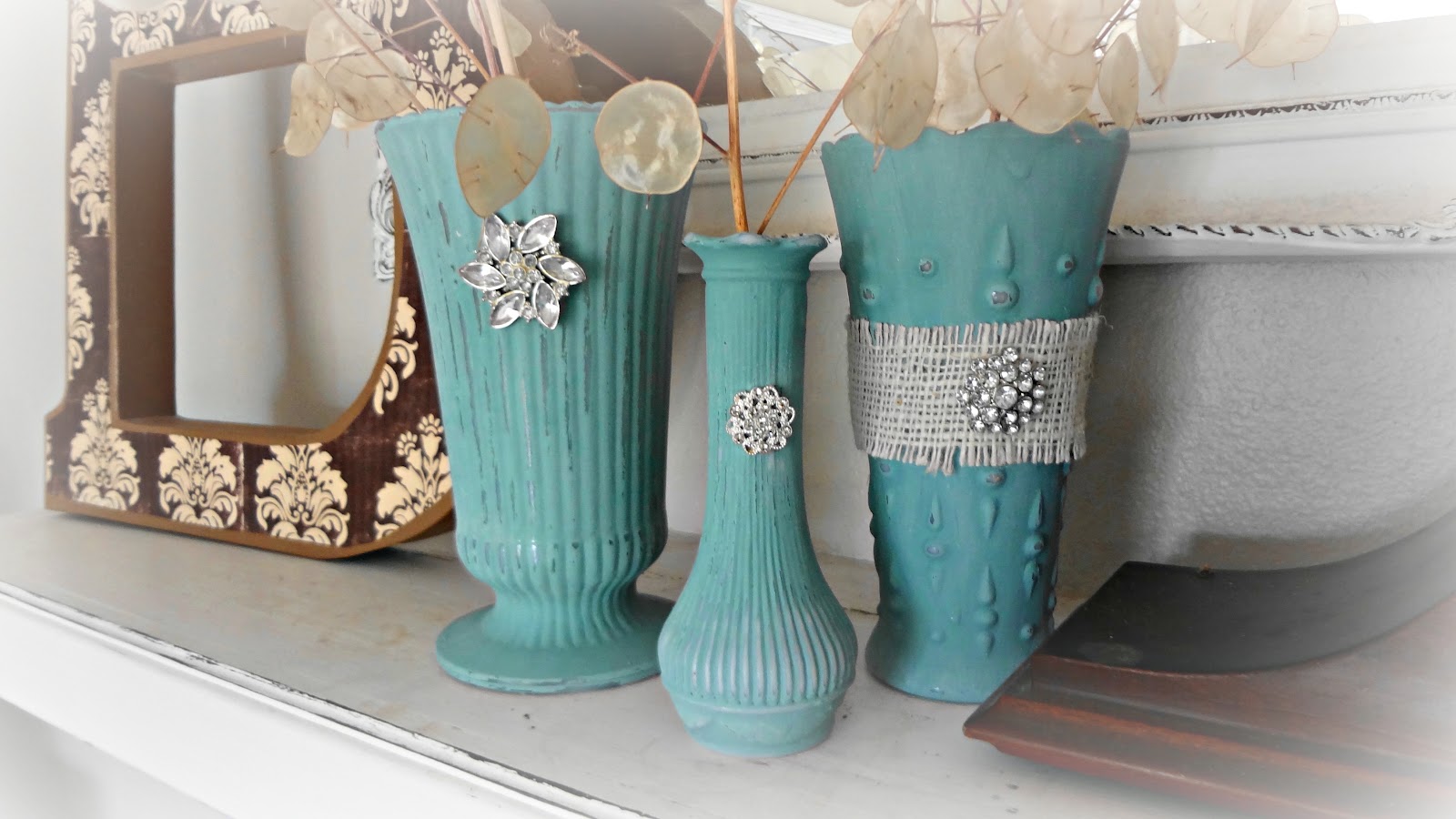 For the love of white Painting Vases