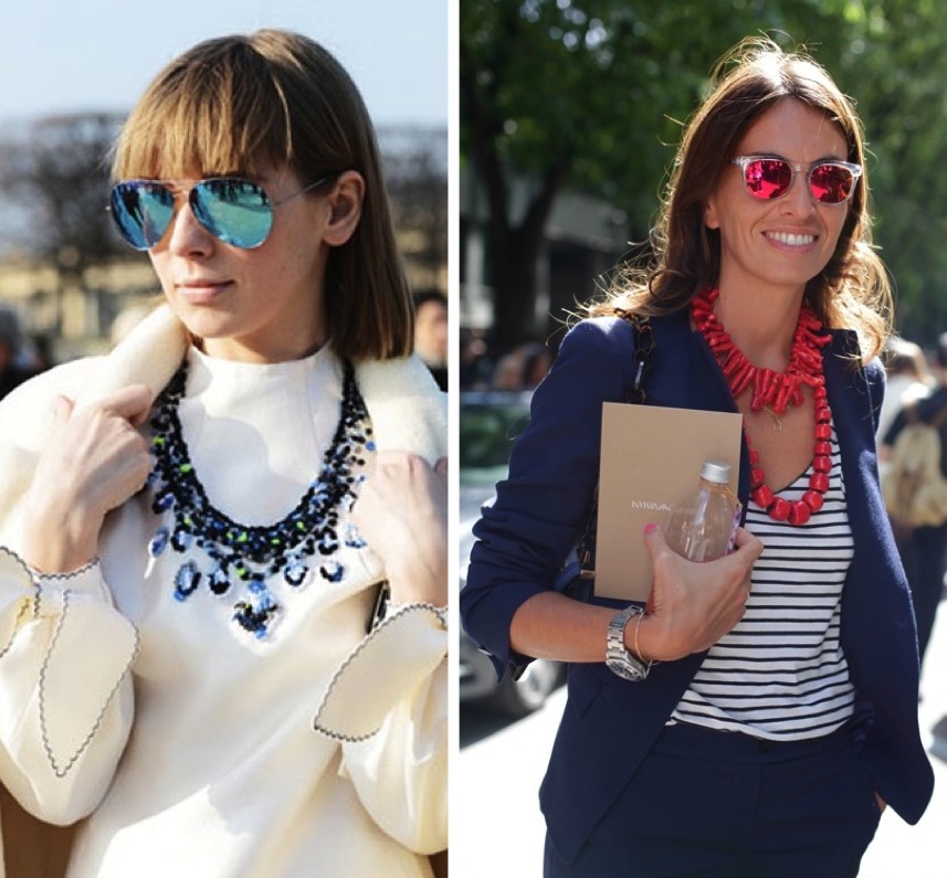 A Bit of Sass Reflection Perfection Mirrored Sunglasses