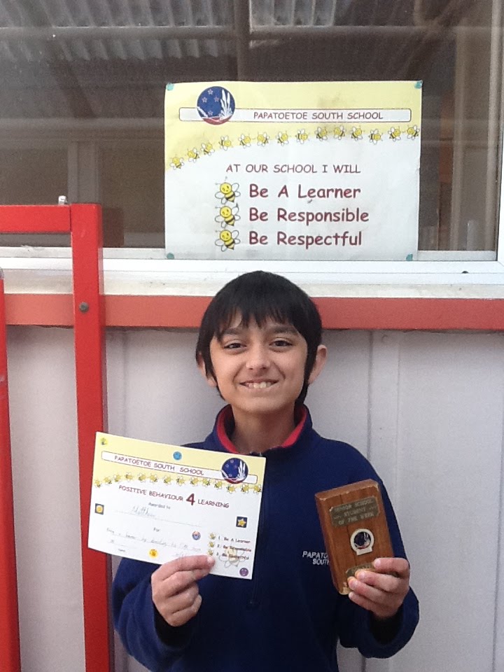 Well done to Matthew! Star pupil for week 8!
