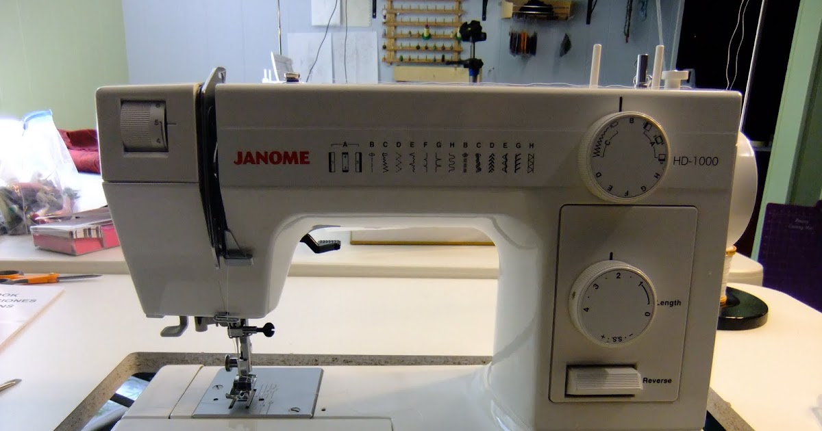 The Free Motion Quilting Project General Sewing on the Janome HD 1000