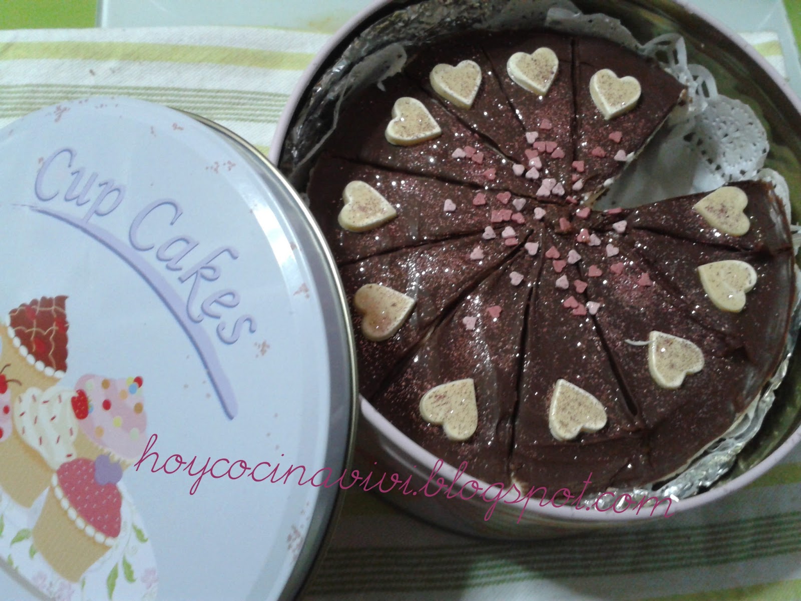 Hoy cocina Vivi Chocolate Cheesecake de Lorraine Pascale. Su receta y