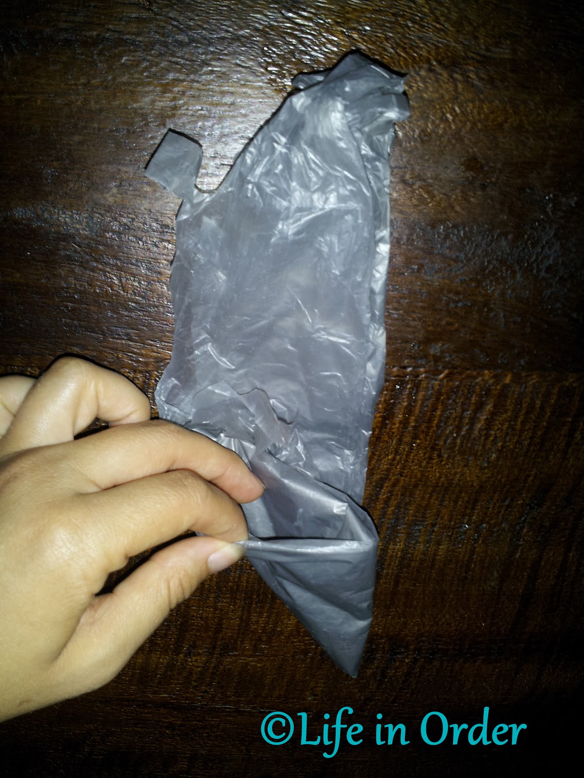 Life in Order How to Fold a Plastic Bag!