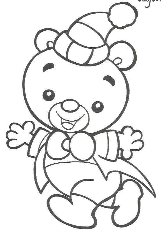 desenhos legais para colorir desenho de urso de pelúcia para colorir