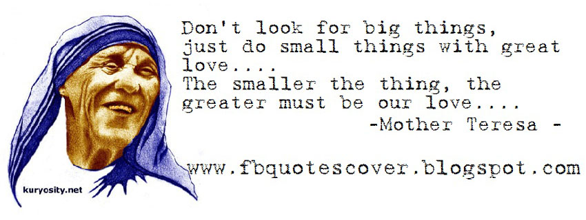 www.fbquotescover.blogspot.com: Mother Teresa Quote cover