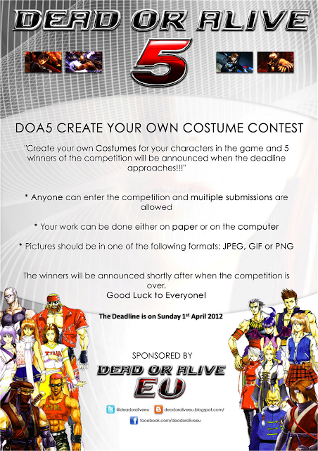 DOAEU Presents DOA5 Create Your Own Costume Contest! DOAEU+Contest