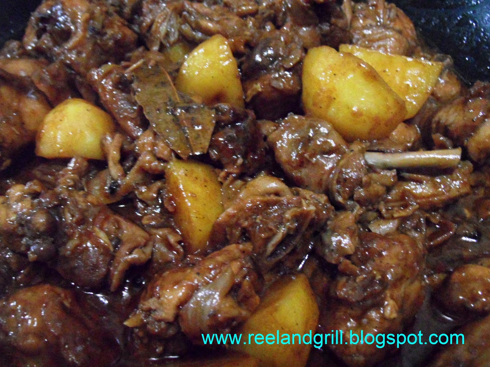 Reel and Grill Adobong Manok Sa Tomato Sauce (Chicken Adobo with