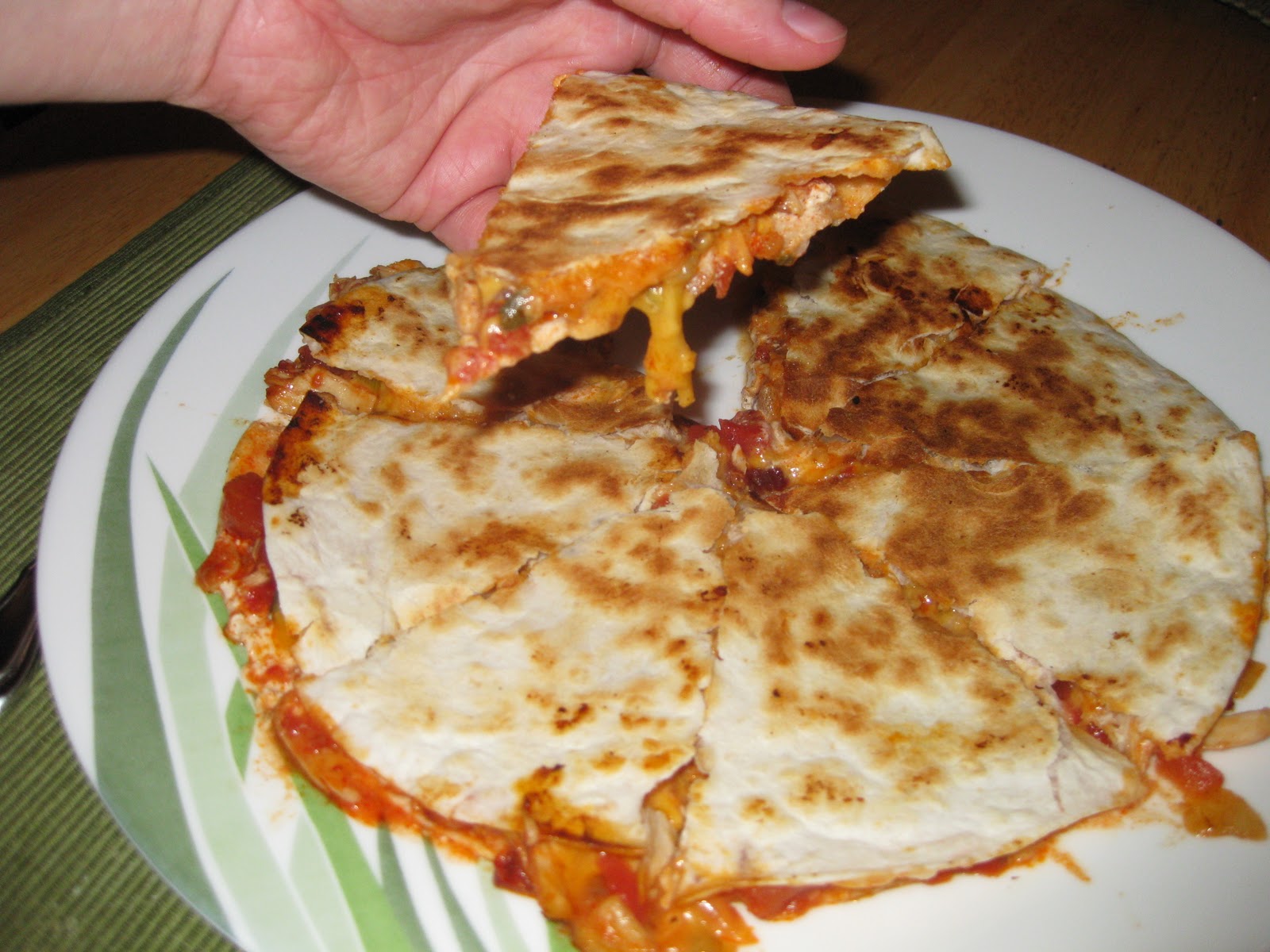 Dana's Tasty Favorites Chipotle Chicken Quesadillas