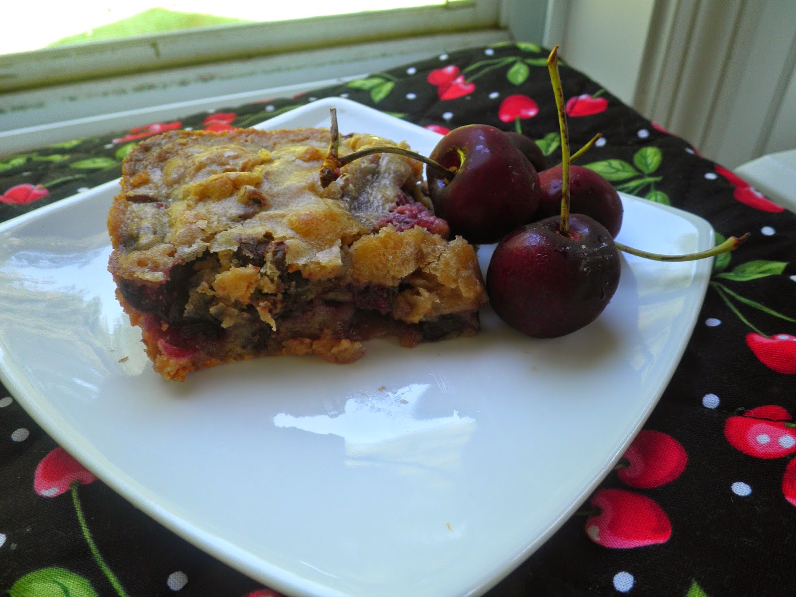 Secrets from the Cookie Princess Cherry Chocolate Blondies