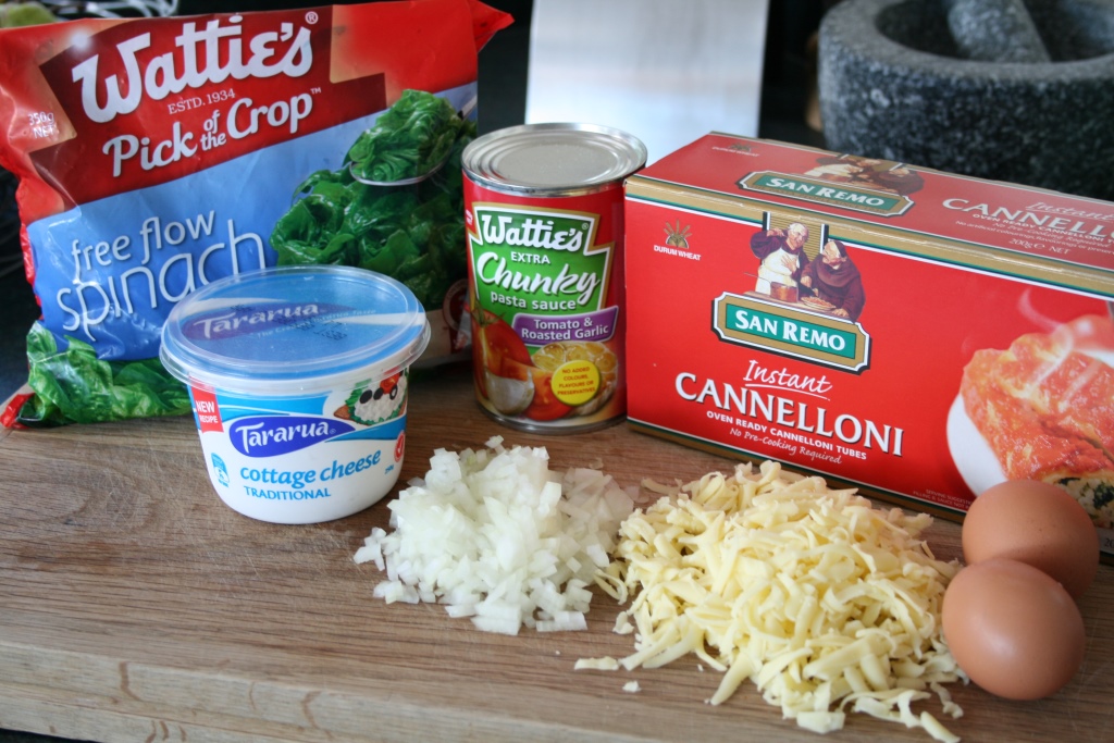 Little Housewife Spinach And Cottage Cheese Cannelloni