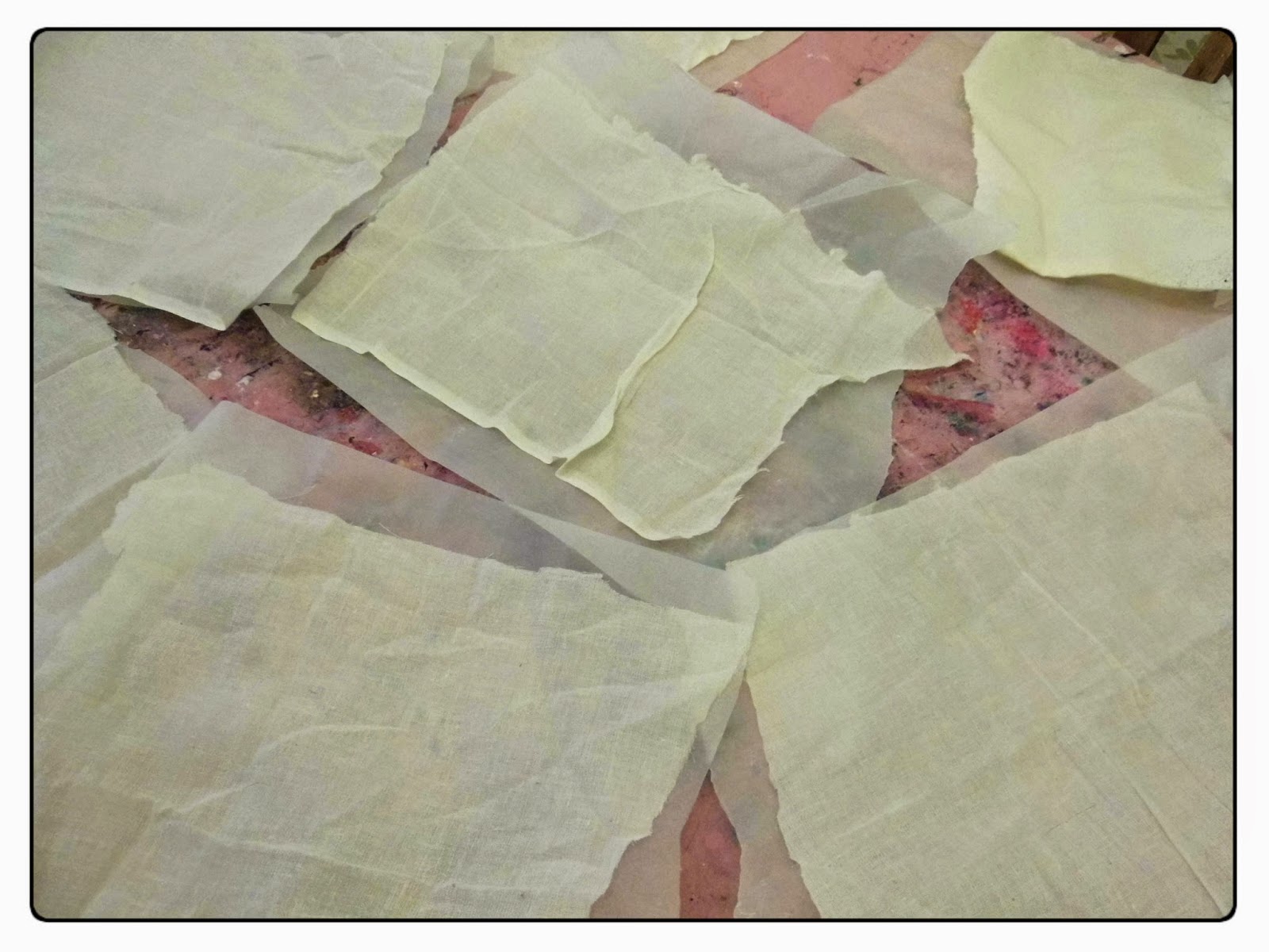 Paper Rainbow paper cloth seascapes