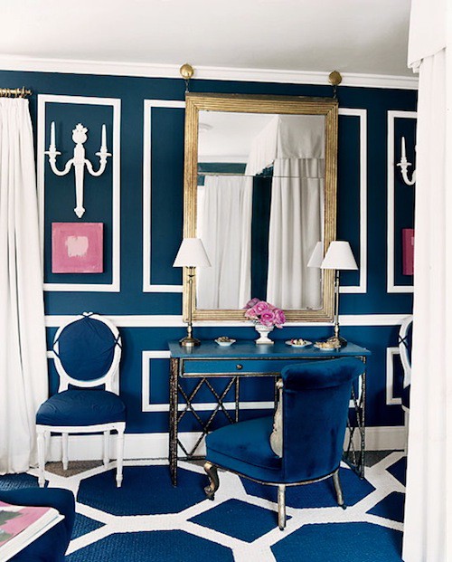 Delorme Designs NAVY AND PINK