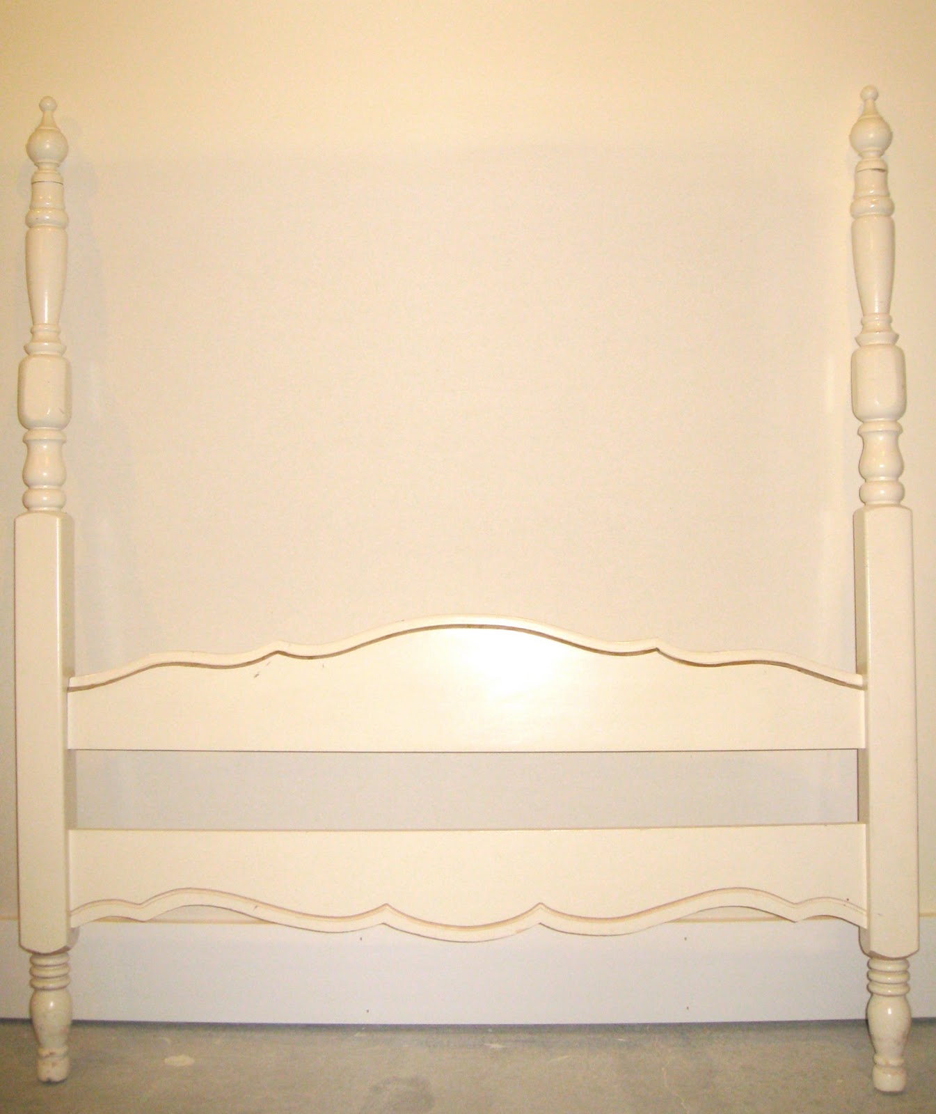 Simply Projects Shabby Chic Headboard and Footboard Makeover