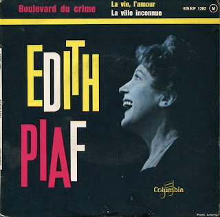 Edith Piaf - Boulevard du crime - France - 1961 - Front