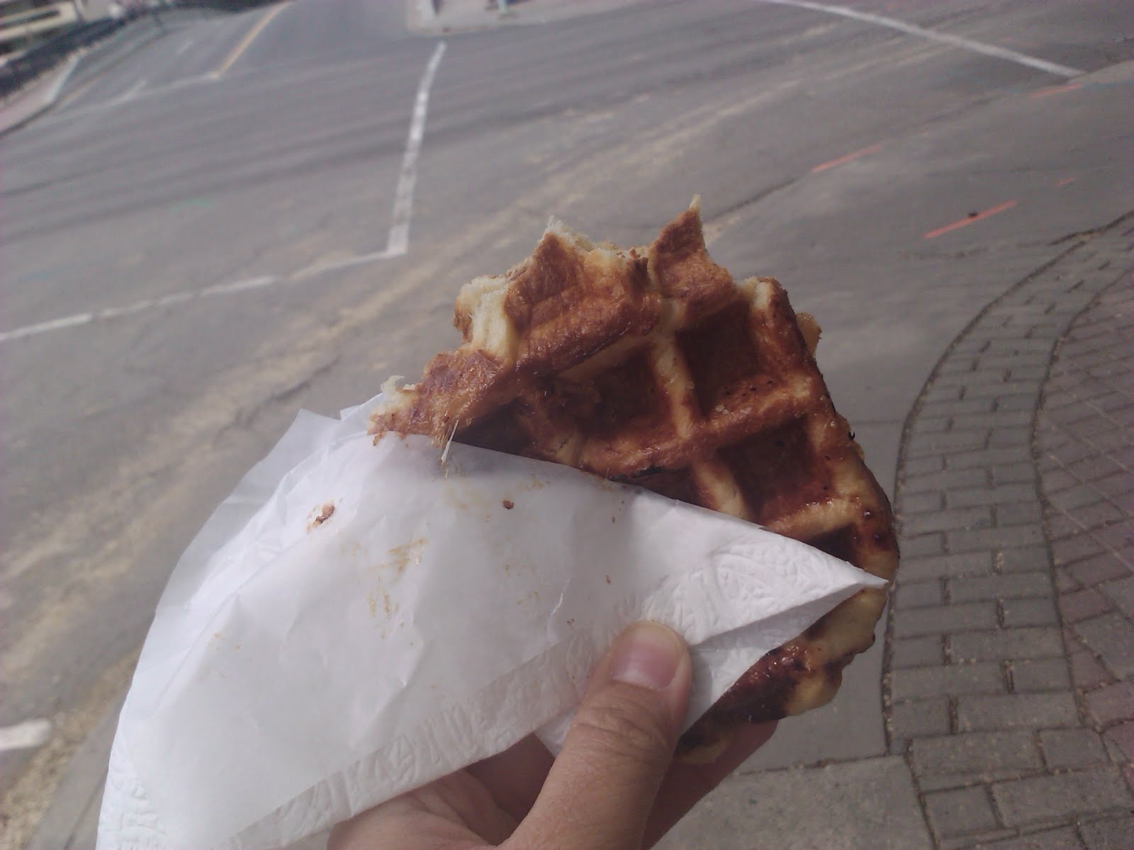 foodieMcPoon New waffle cart on the streets of Edmonton!