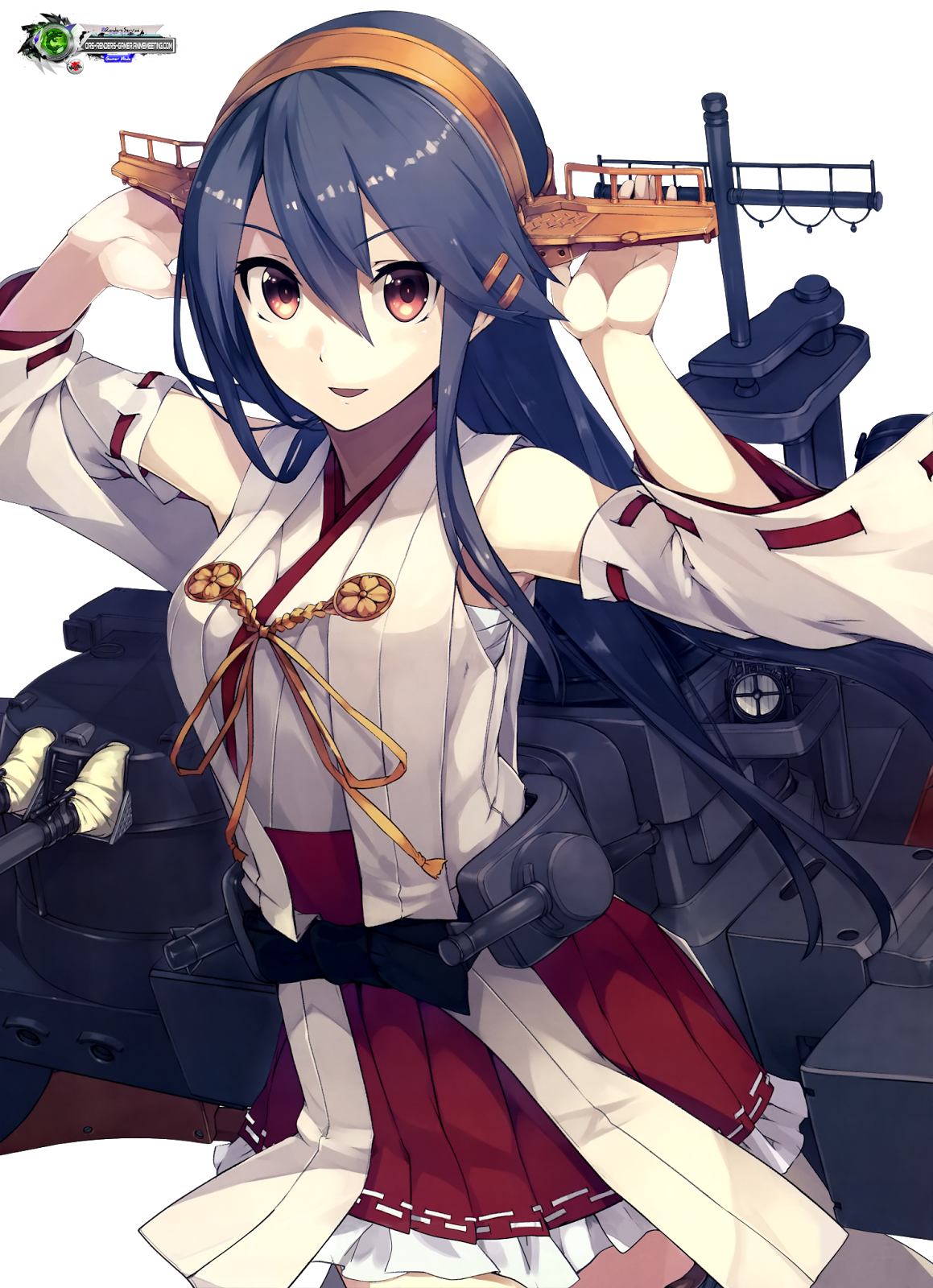 Kantai CollectionHaruna Hyper Cute Calendar HD Render v1 ORS Anime