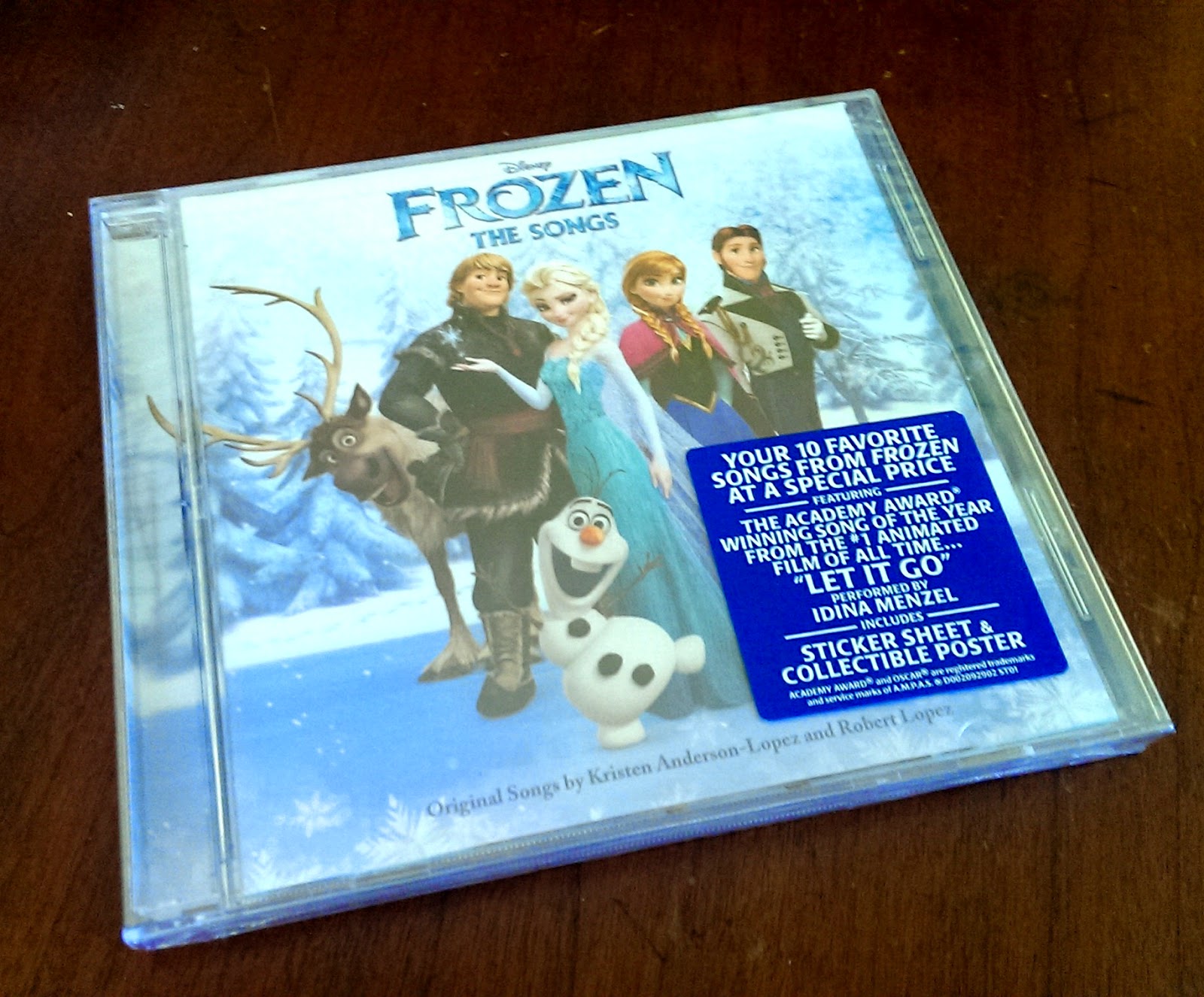 Disney Frozen The Songs CD