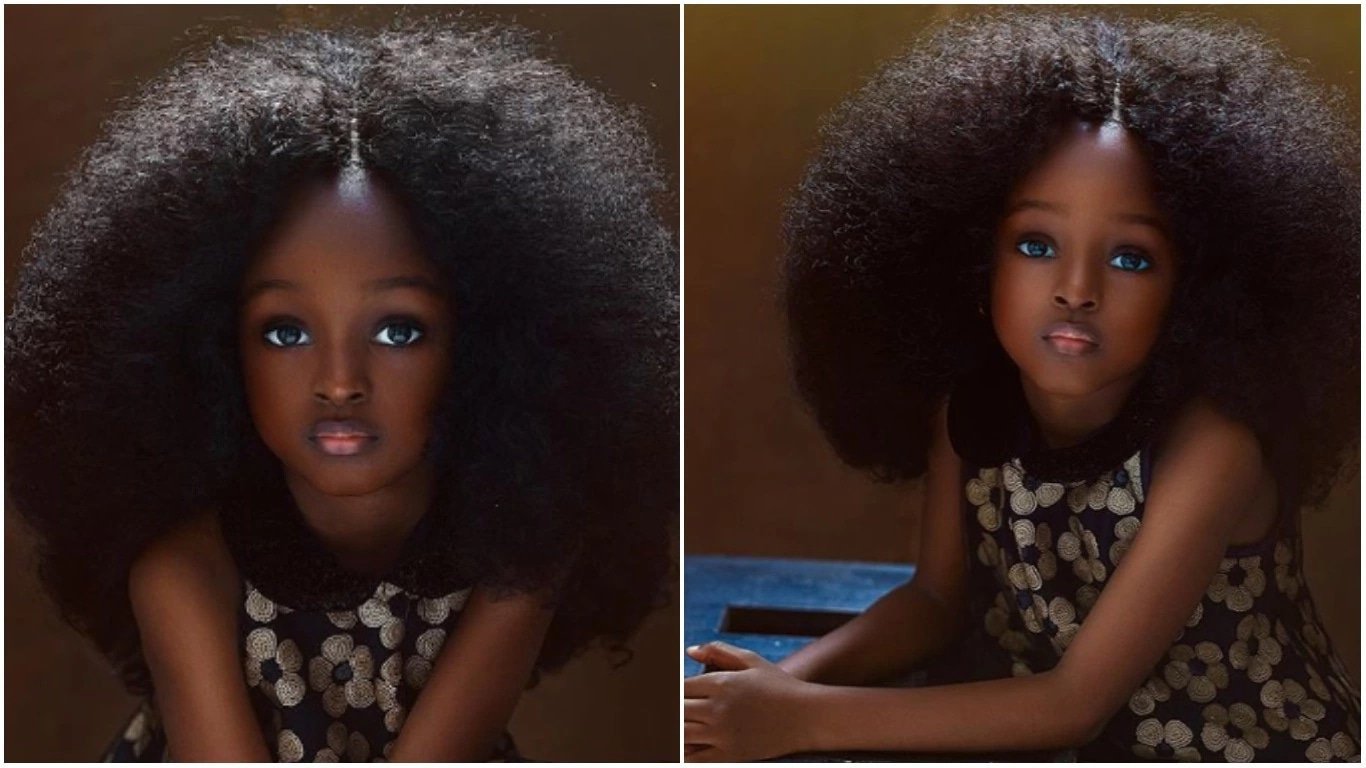 The photograph of a fouryearold Nigerian girl is currently trending