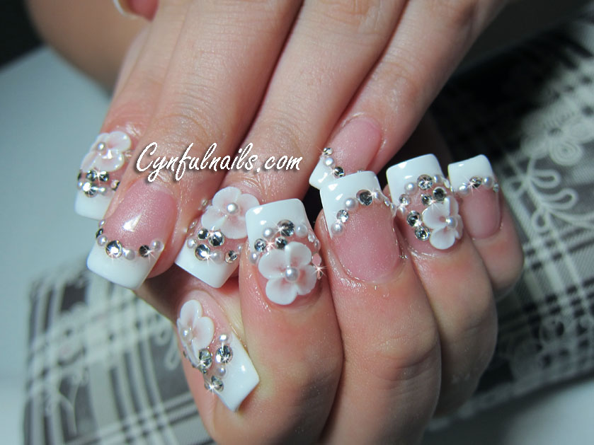Cynful Nails Bridal nails