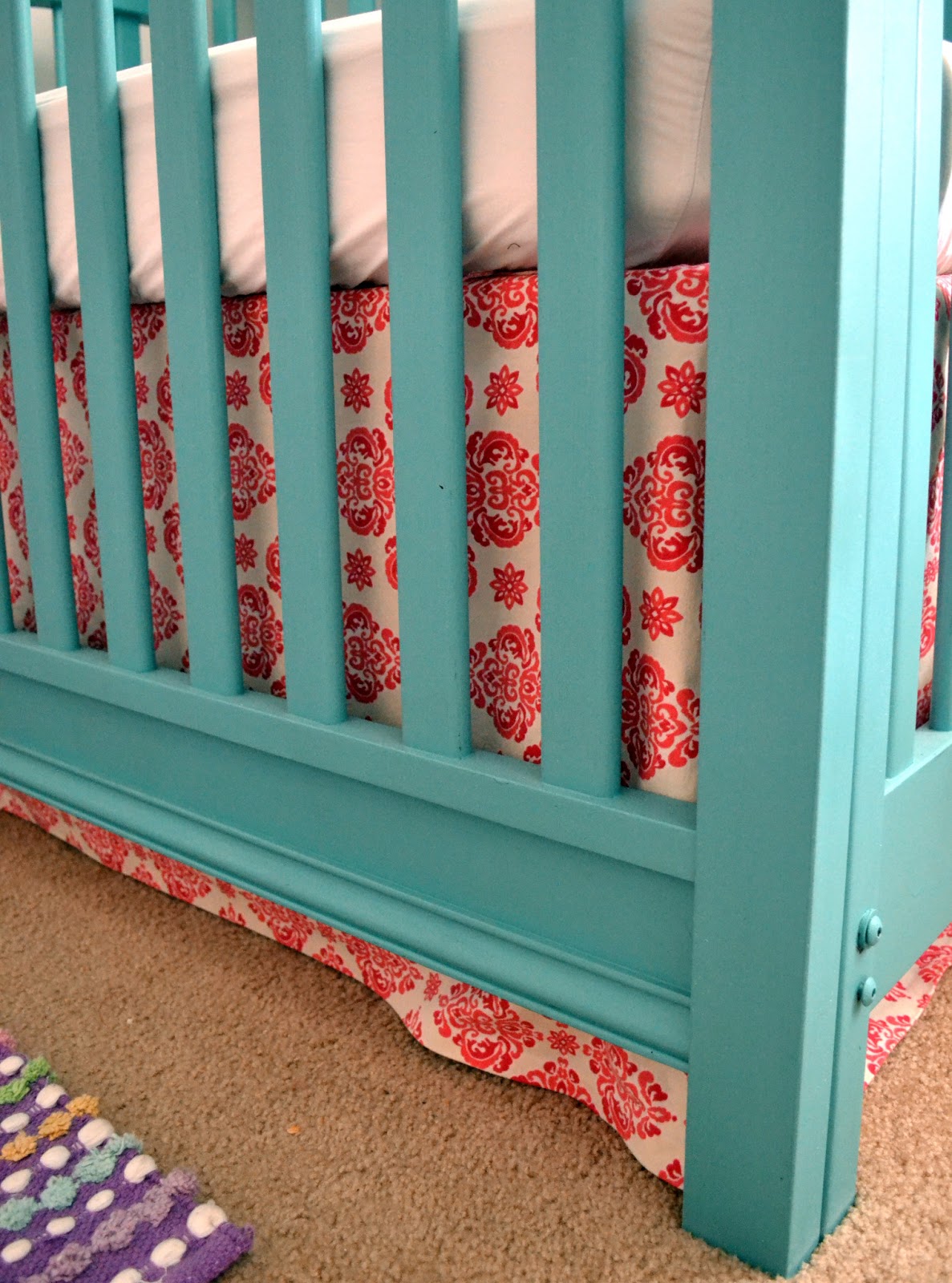 Helen Nichole Designs No Sew Crib Skirt