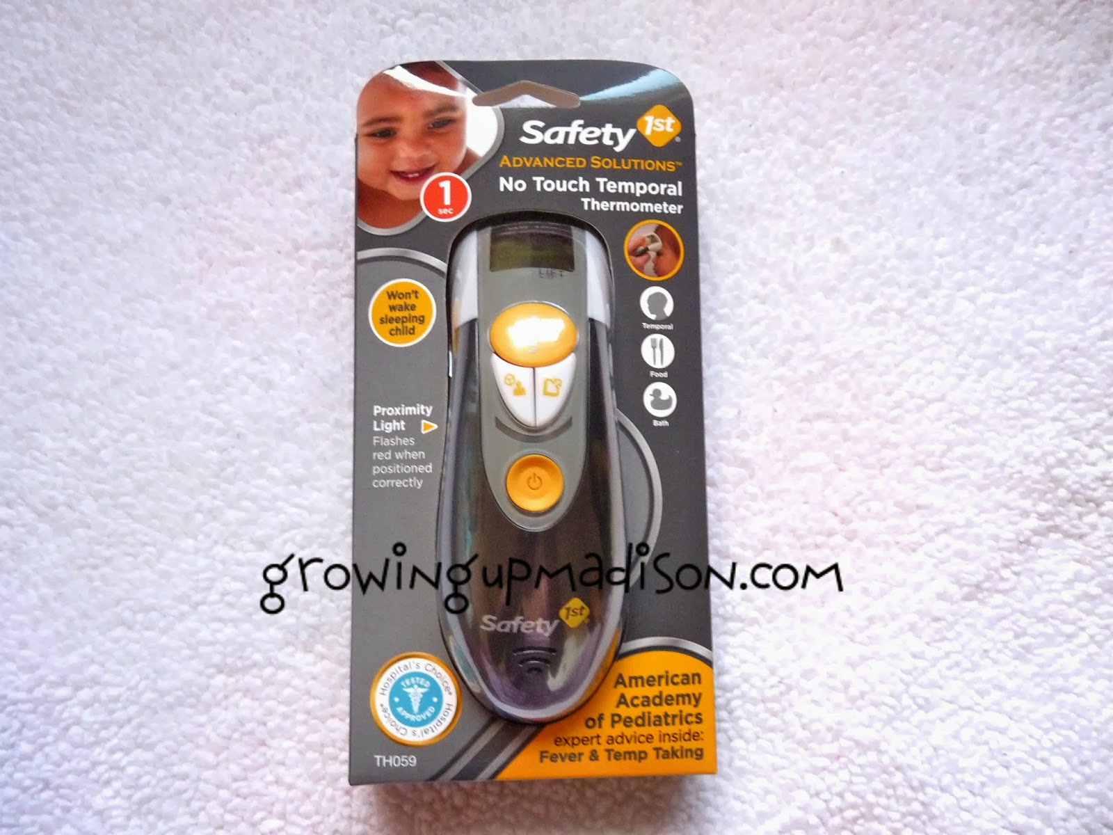 Safety 1st Advanced Solutions No Touch Temporal Thermometer Review and