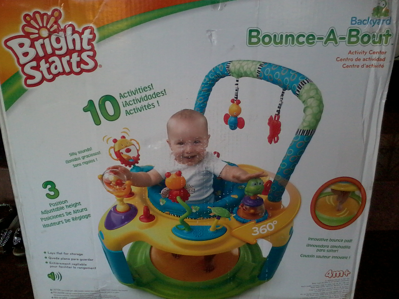 aliff preloved store bright start bounceabout exersaucer