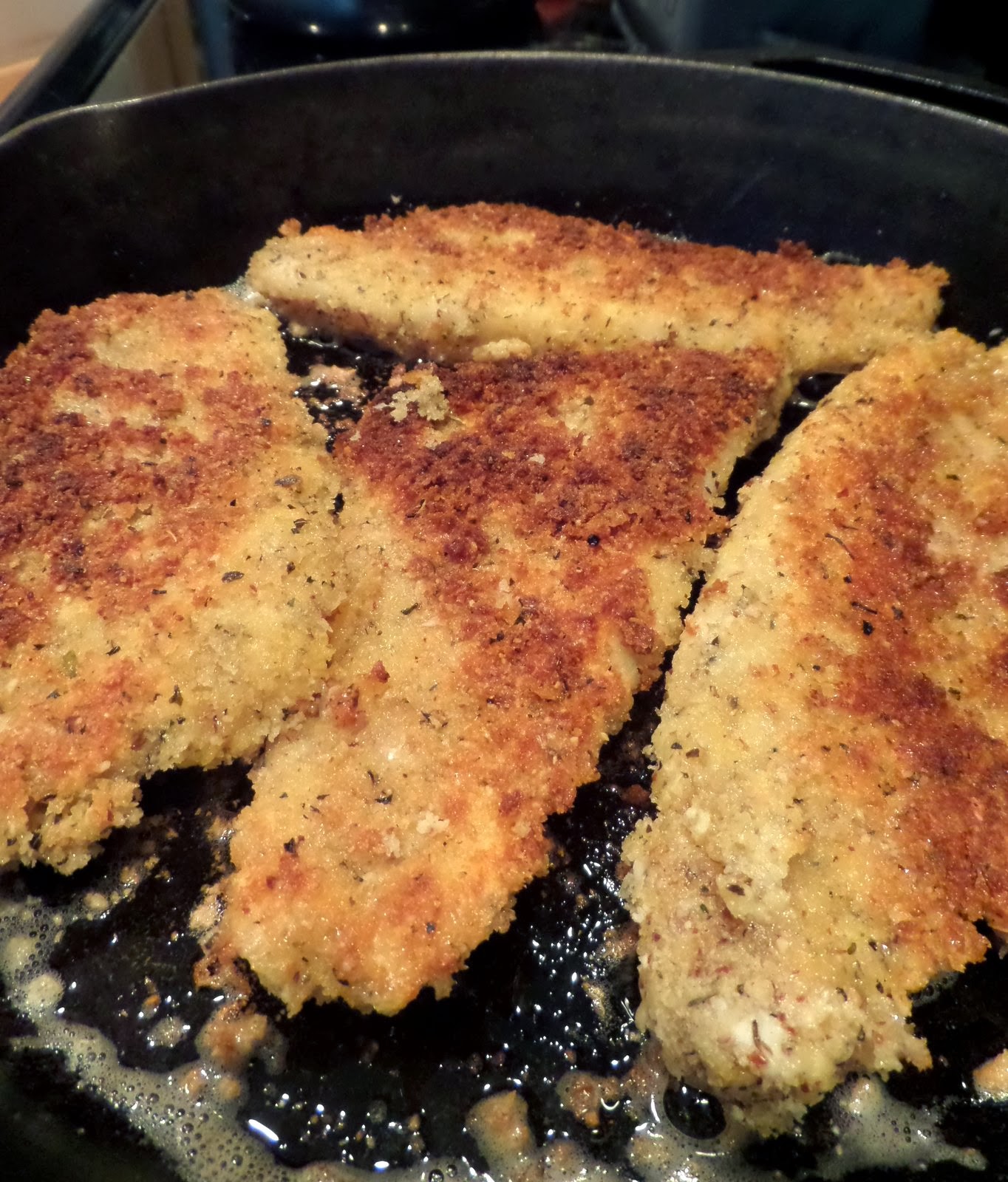 Becki Melvie AlmondParmesan Crusted Walleye