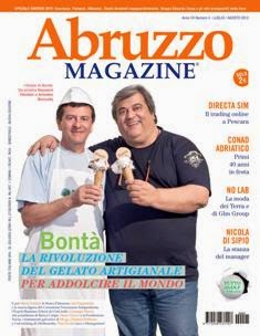 Abruzzo Magazine 2012-04 - Luglio & Agosto 2012 | ISSN 2039-2370 | TRUE PDF | Bimestrale | Informazione Locale
Magazine bimestrale di informazione locale abruzzese.