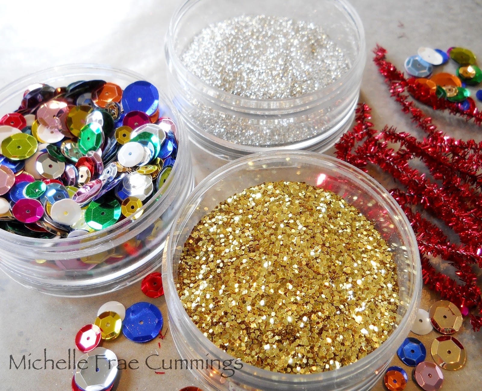 Amazing Casting Products Sequined Christmas Ornaments