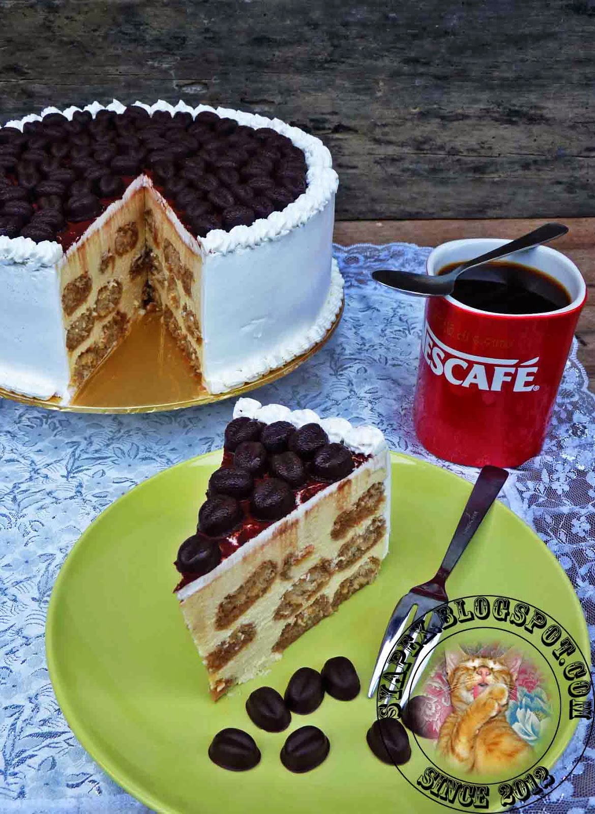 syapex kitchen Sponge Finger Tiramisu Cake