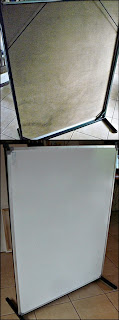 Vertical stand for a whiteboard whiteboard on stand
