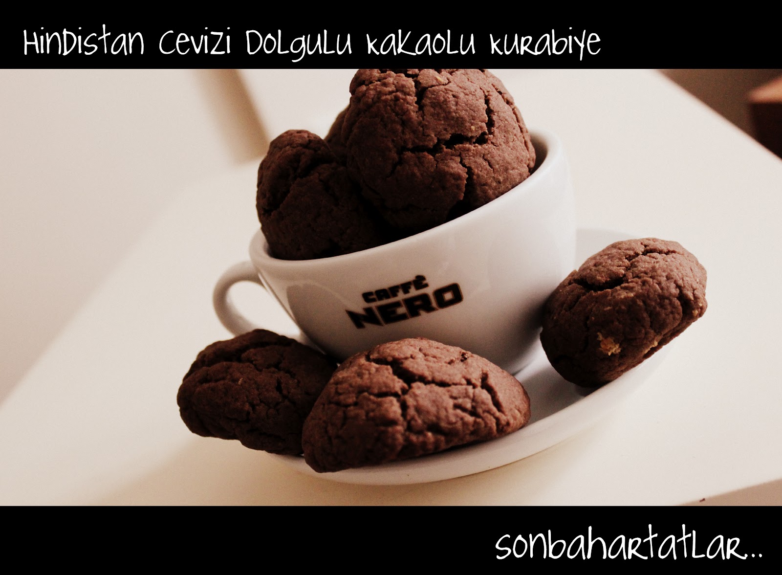 SONBAHAR TATLAR HİNDİSTAN CEVİZİ DOLGULU KAKAOLU KURABİYE