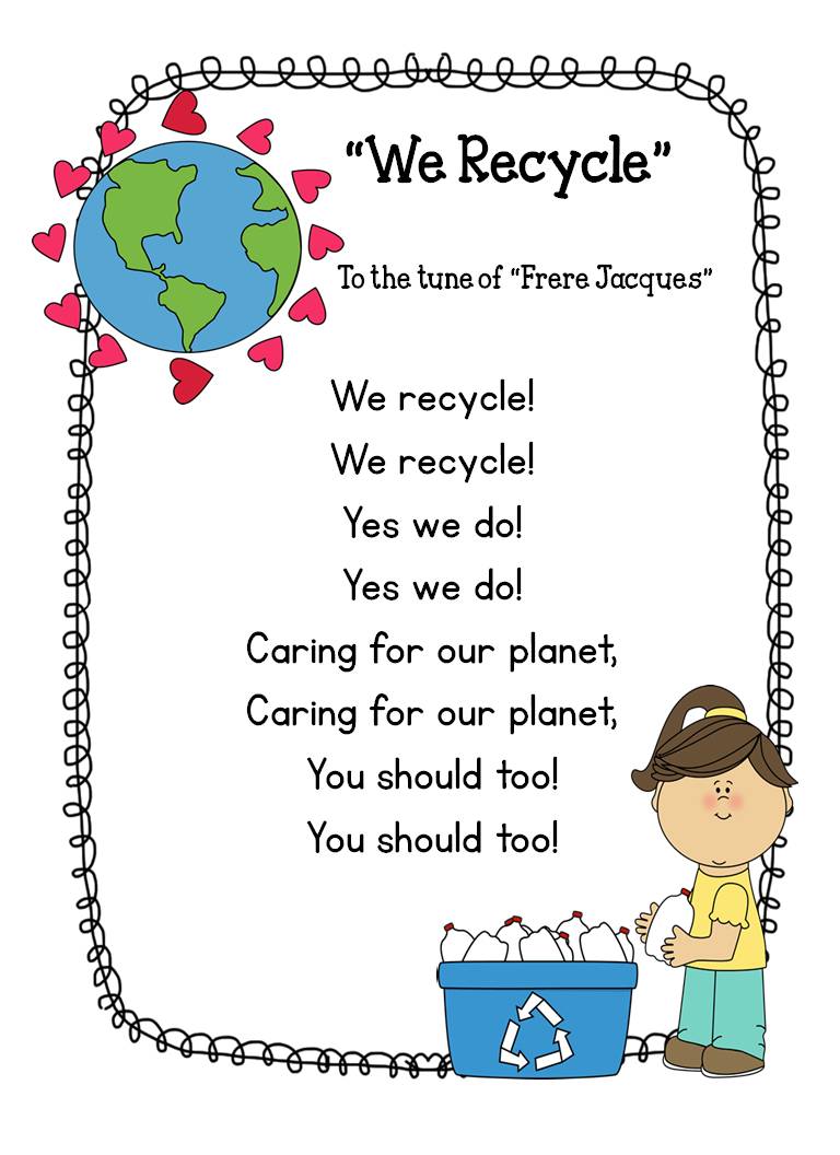 PreK Project We Recycle, Yes We Do!