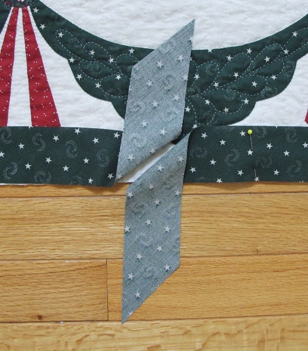 Baltimore Garden Quilts Easy Method to Join Binding Tails