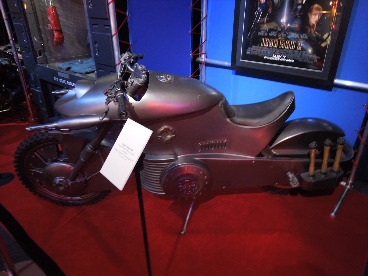 Costumes, props and motorcycles from Captain America and The Avengers