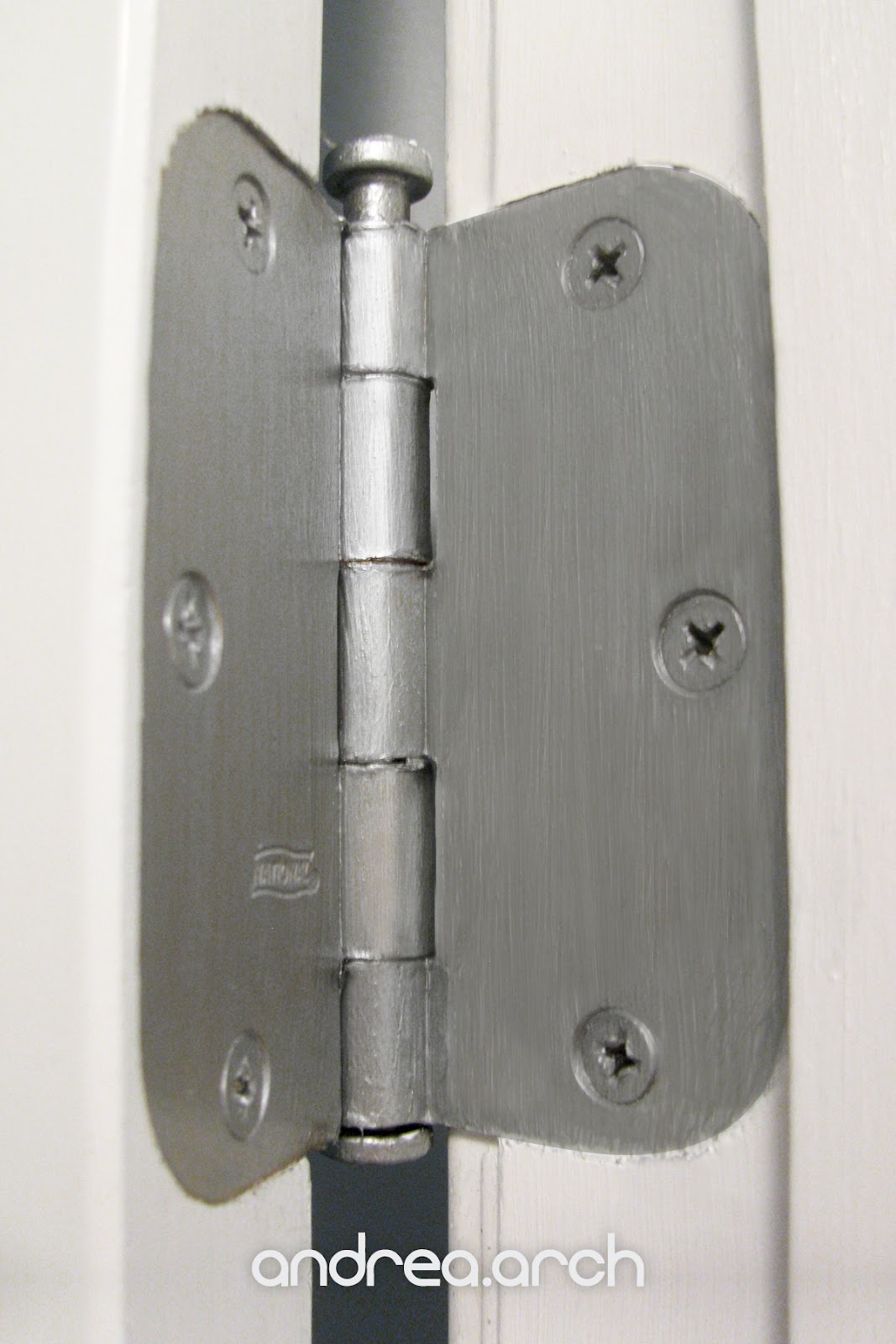 Andrea Arch DIY Upcycle Brass Hinges