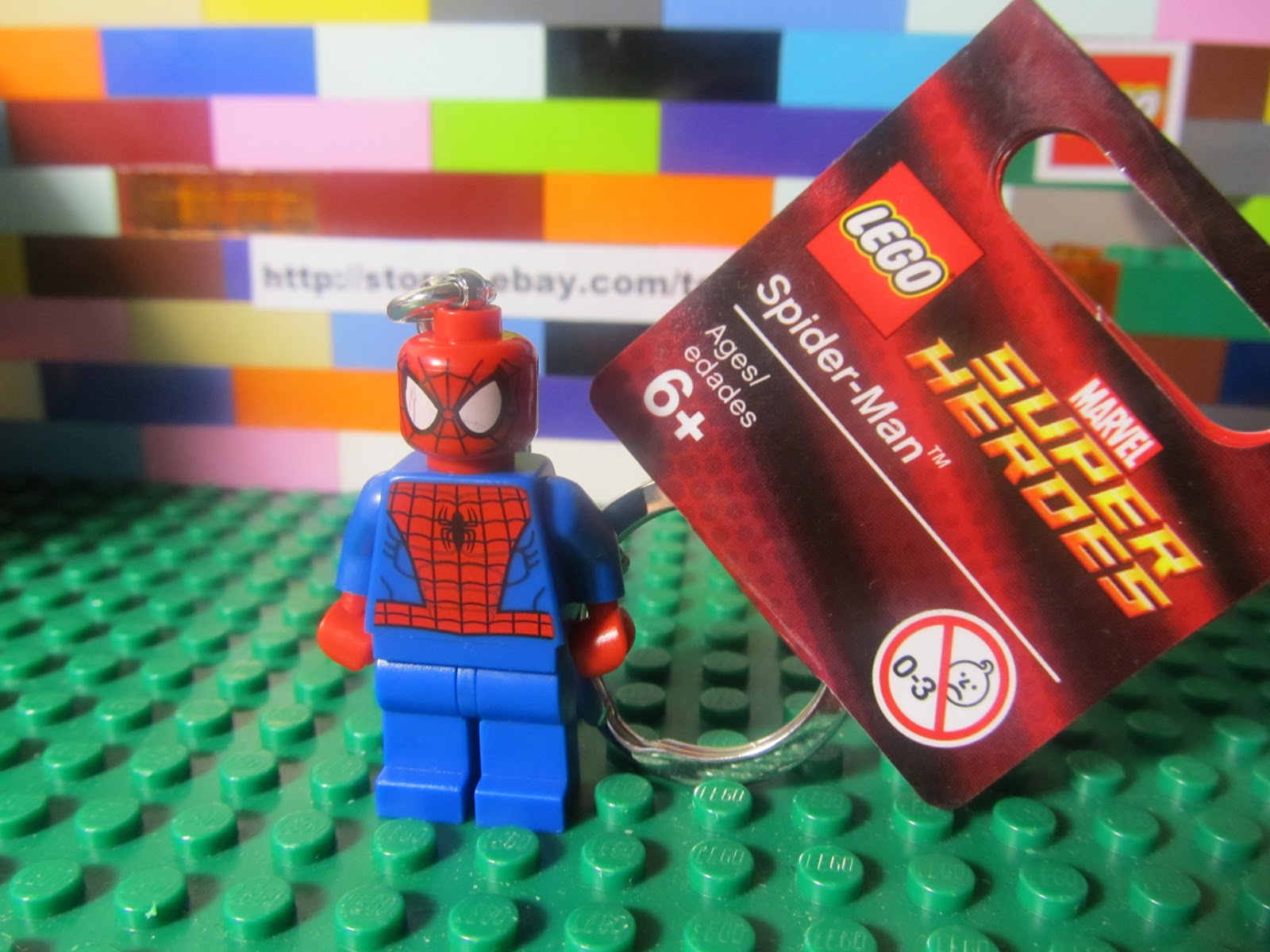 Lego 850507 Marvel Super Heroes Spiderman Spidey Keychain