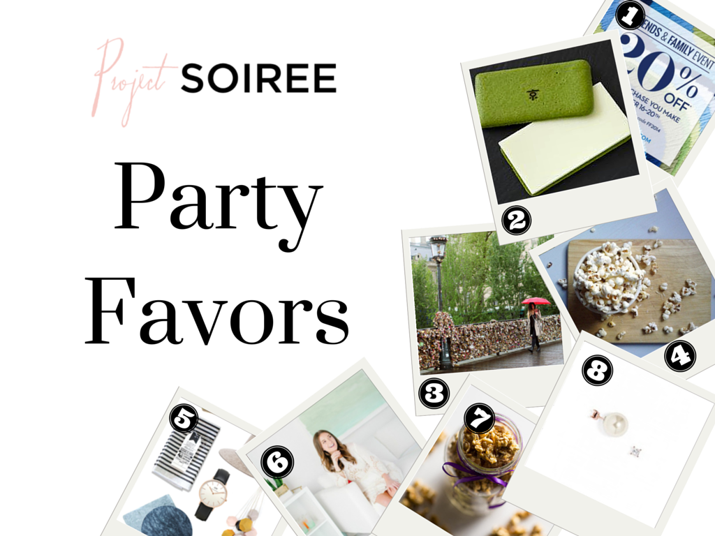 Project Soiree Party Favors