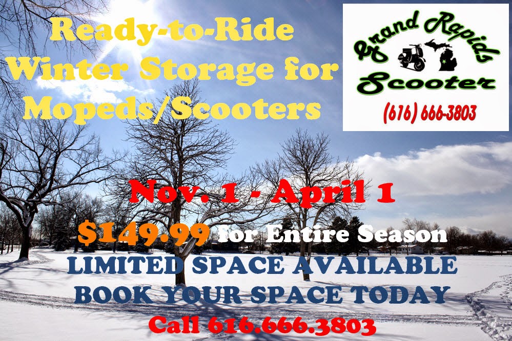 Grand Rapids Scooter Moped Winter Storage Grand Rapids Scooter