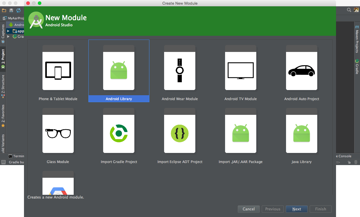 dominoc925 How to create and use an Android Archive (*.aar) using