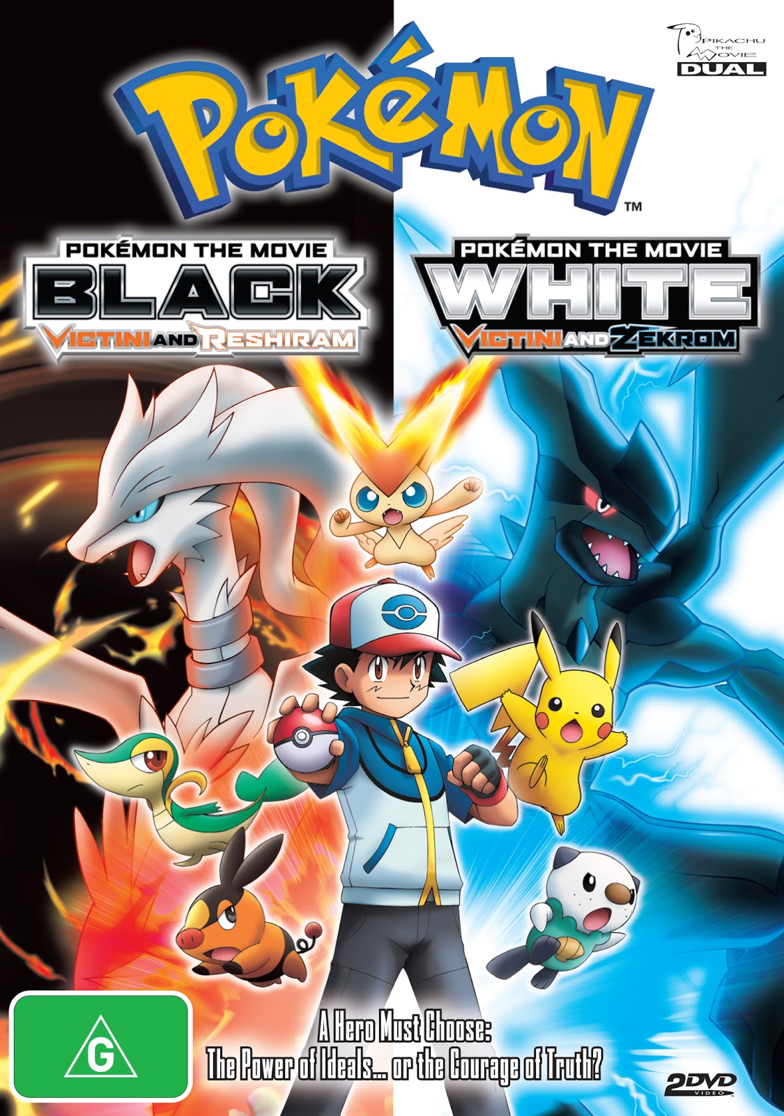 Closed Win Pokemon Movie 14 Black And White Double Pack On Dvd