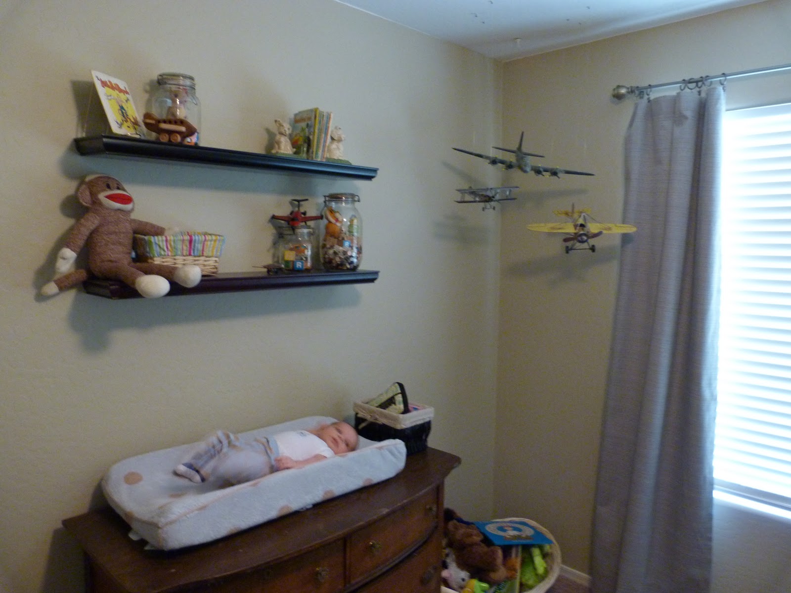 Twice as Nice Vintage Airplane Nursery